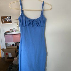 tiger mist blue bodycon dress